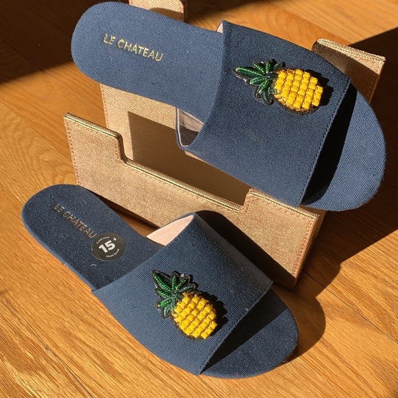 Women’s Pineapple Slides - Picture 8 of 9